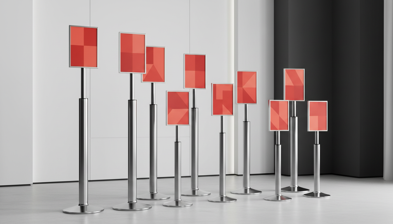 Преимущества использования телескопических рекламных стоек на стендах и мероприятиях